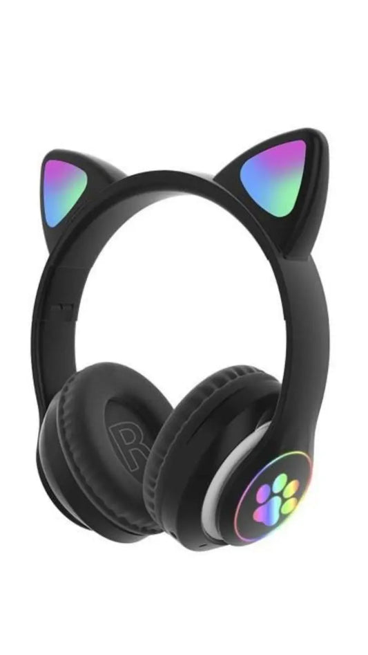 Cute Cat Headphones Bluetooth