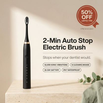 Kartzo™ | 2 Minutes Auto Cutoff Electric Tooth Brush
