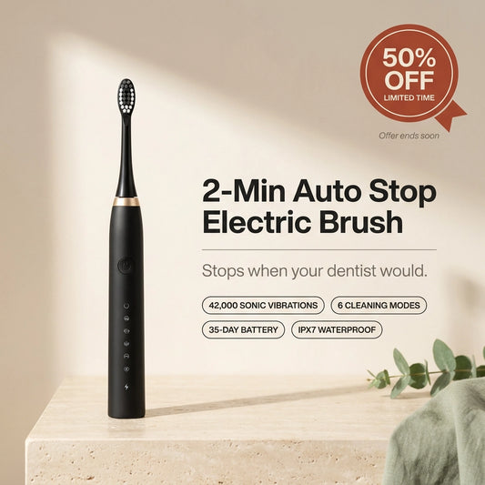 Kartzo™ | 2 Minutes Auto Cutoff Electric Tooth Brush